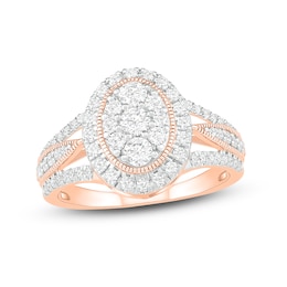 Diamond Ring 1 ct tw Round 14K Rose Gold