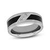 Thumbnail Image 0 of Men's Diamond Wedding Band 1/10 ct tw Round Tungsten