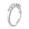 Thumbnail Image 2 of Lab-Grown Diamond Wedding Band 1 ct tw Round 14K White Gold