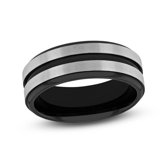 Jared The Galleria Of Jewelry Wedding Band Stainless Steel 8mm