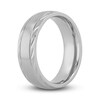 Grooved Wedding Band Stainless Steel 7mm