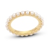 Thumbnail Image 0 of Cultured Freshwater Pearl Eternity Band 14K Yellow Gold