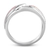 Thumbnail Image 2 of Men's Diamond Wedding Band 1/6 ct tw Round 10K Two-Tone Gold