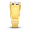 Thumbnail Image 3 of Men's Diamond Wedding Band 1/2 ct tw Round 14K Yellow Gold