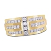 Thumbnail Image 1 of Men's Diamond Wedding Band 1/2 ct tw Round 14K Yellow Gold