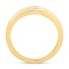 Thumbnail Image 3 of Diamond Double Band Ring 1/2 ct tw Round 14K Yellow Gold