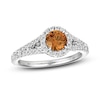 Thumbnail Image 0 of Le Vian Chocolate Diamond Ring 1-1/3 ct tw Round Platinum