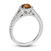 Thumbnail Image 2 of Le Vian Chocolate Diamond Ring 1-1/3 ct tw Round Platinum
