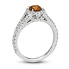 Thumbnail Image 3 of Le Vian Chocolate Diamond Ring 1-1/3 ct tw Round Platinum