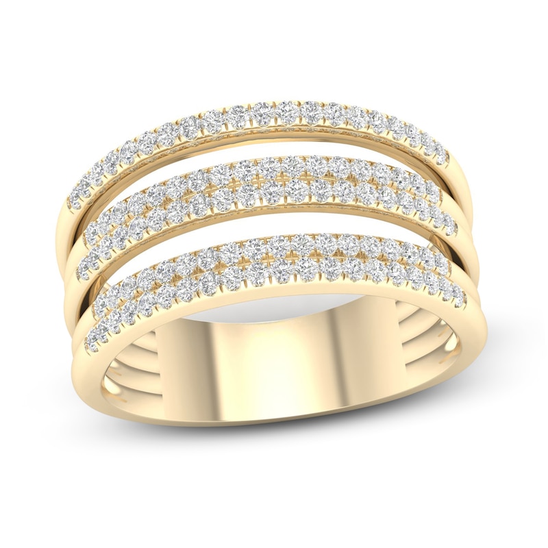 Main Image 1 of Diamond Ring 1/2 ct tw Round 10K Yellow Gold