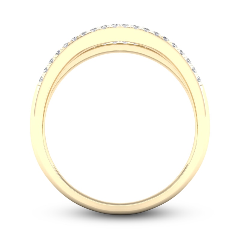 Main Image 4 of Diamond Ring 1/2 ct tw Round 10K Yellow Gold