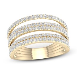 Diamond Ring 1 ct tw Round 10K Yellow Gold