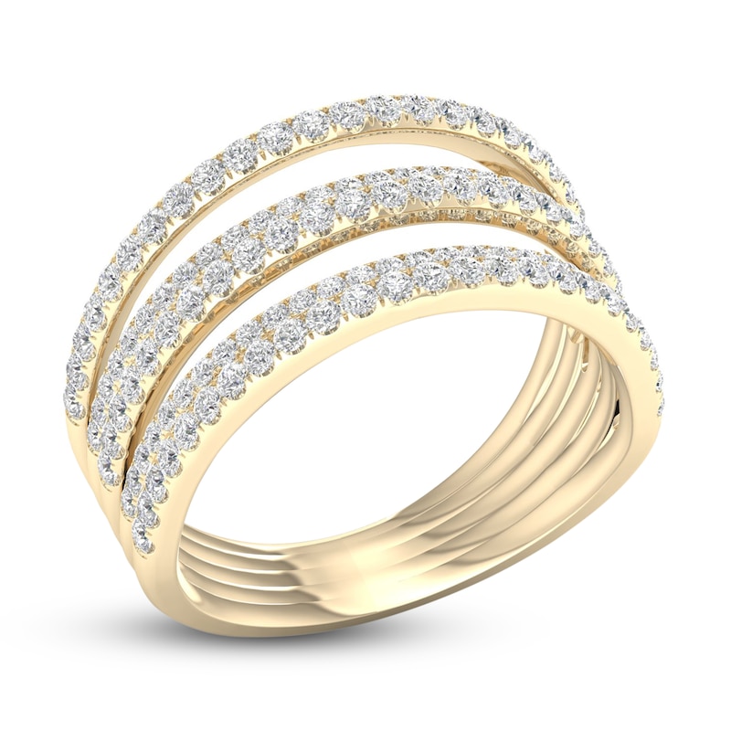Main Image 2 of Diamond Ring 1 ct tw Round 10K Yellow Gold