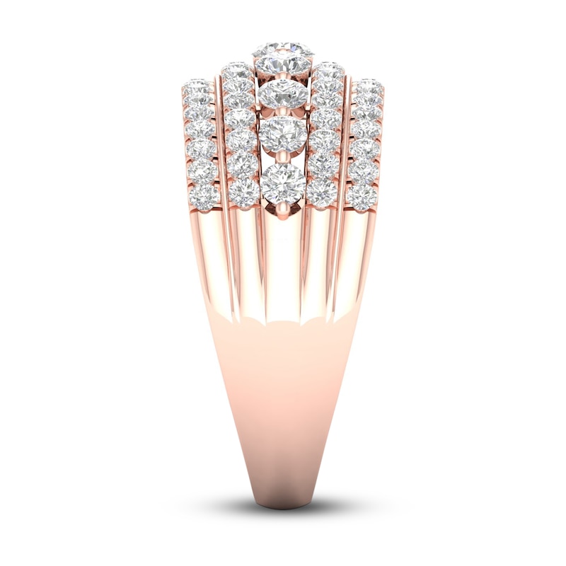 Main Image 3 of Diamond Ring 1 ct tw Round 10K Rose Gold