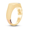 Thumbnail Image 2 of Pnina Tornai Devoted To You Men's Diamond Wedding Band 1/6 ct tw Round 14K Yellow Gold