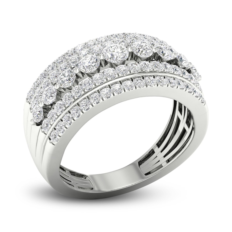Main Image 2 of Diamond Ring 1 ct tw Round 10K White Gold