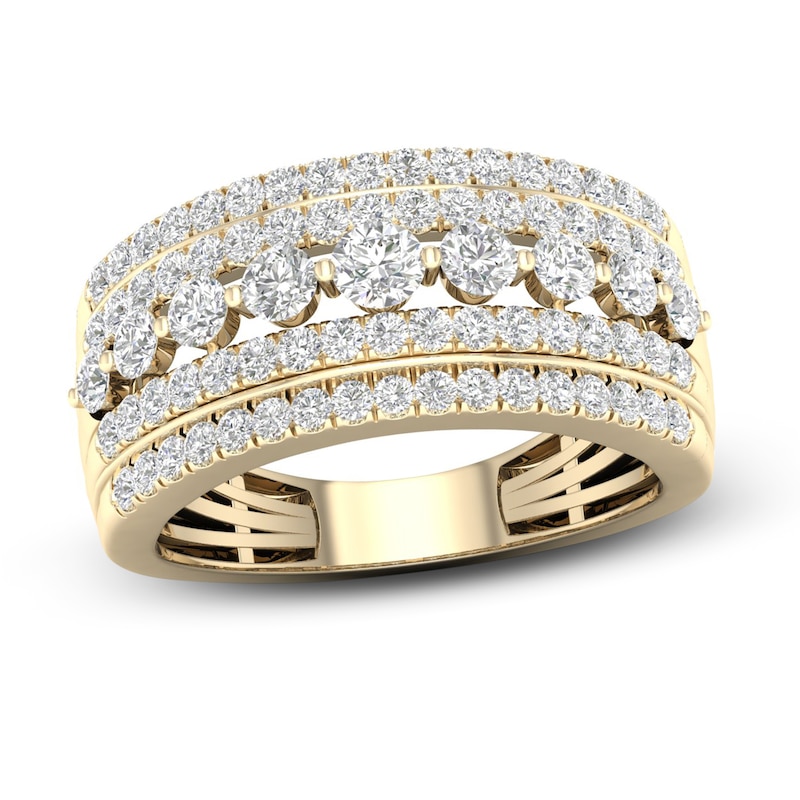 Diamond Ring 1 ct tw Round 10K Yellow Gold | Jared