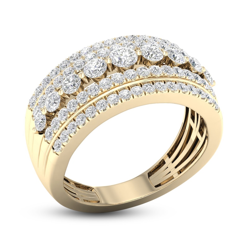 Main Image 2 of Diamond Ring 1 ct tw Round 10K Yellow Gold