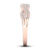 Thumbnail Image 3 of Diamond Ring 1/4 ct tw Round 10K Rose Gold