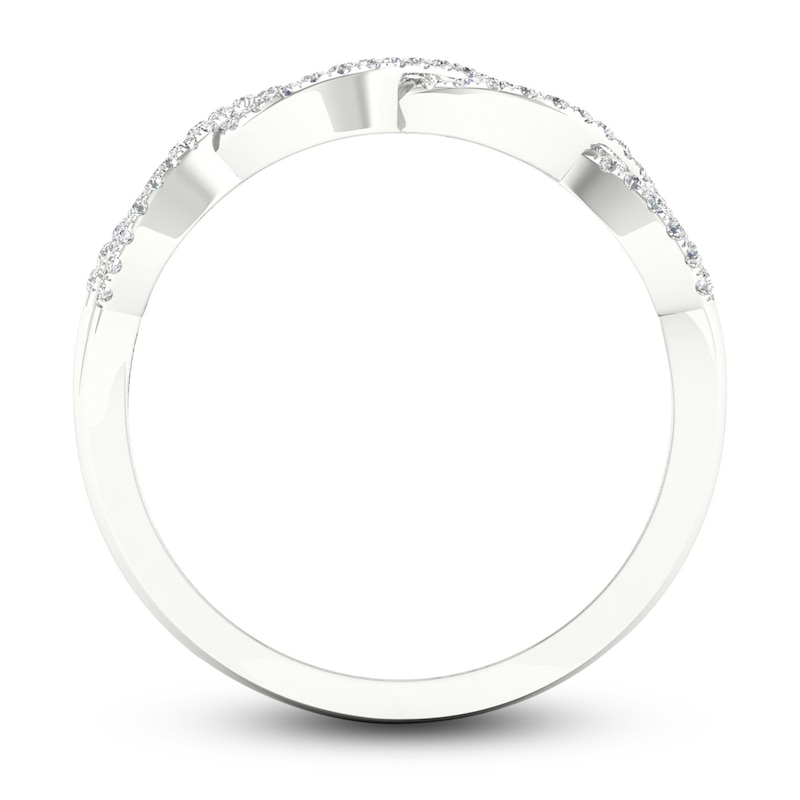 Main Image 4 of Diamond Ring 1/4 ct tw Round 10K White Gold