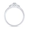 Thumbnail Image 2 of Diamond Promise Ring 1/3 ct tw Round 10K White Gold