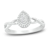 Thumbnail Image 1 of Diamond Promise Ring 1/8 ct tw Round Sterling Silver