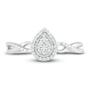 Thumbnail Image 1 of Diamond Promise Ring 1/8 ct tw Round Sterling Silver