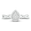 Thumbnail Image 2 of Diamond Promise Ring 1/8 ct tw Round Sterling Silver