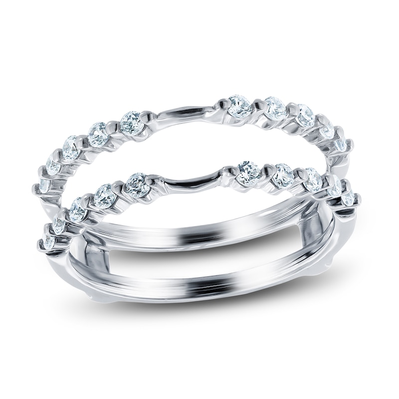 Main Image 1 of Diamond Anniversary Enhancer Ring 3/8 ct tw Round 14K White Gold