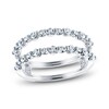 Thumbnail Image 1 of Diamond Anniversary Enhancer Ring 1/2 ct tw Round 14K White Gold