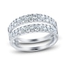 Thumbnail Image 1 of Diamond Anniversary Enhancer Ring 1 ct tw Round 14K White Gold