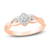 Thumbnail Image 0 of Diamond Promise Ring 1/10 ct tw Round 10K Rose Gold