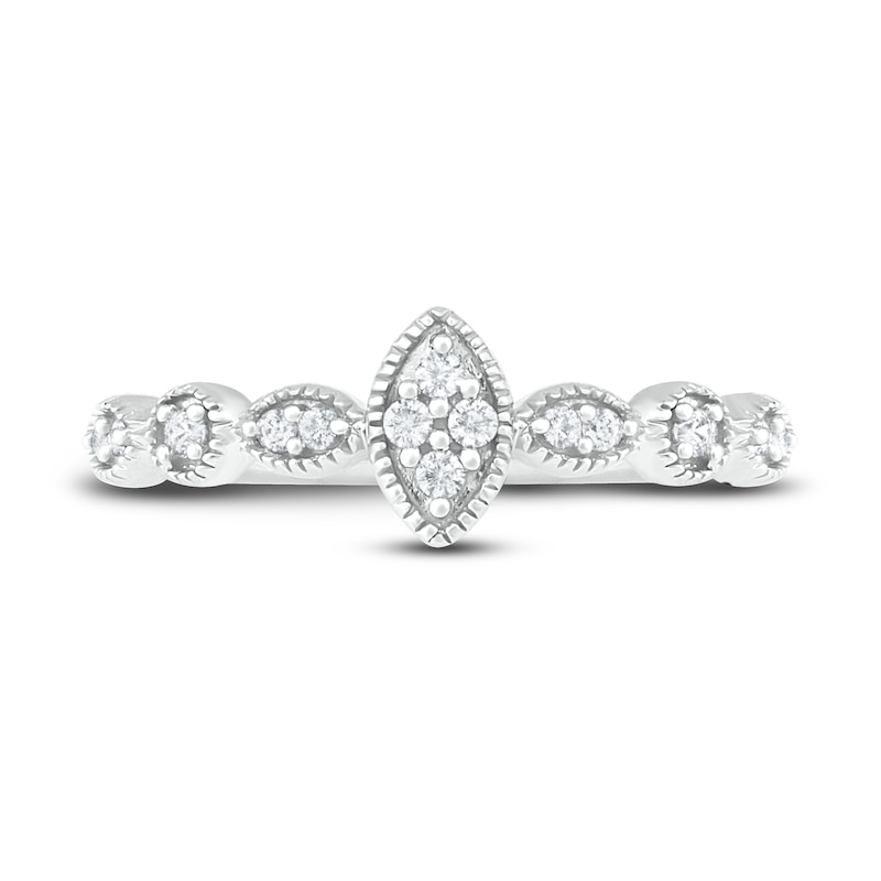 Main Image 2 of Diamond Promise Ring 1/6 ct tw Round Sterling Silver