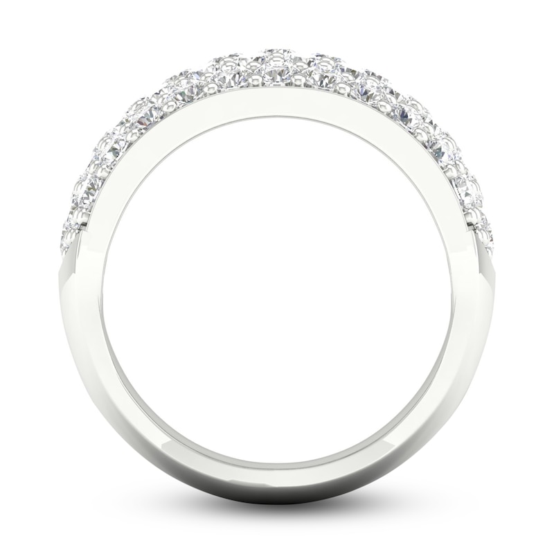 Main Image 4 of Lab-Grown Diamond Ring 3 ct tw Round 14K White Gold