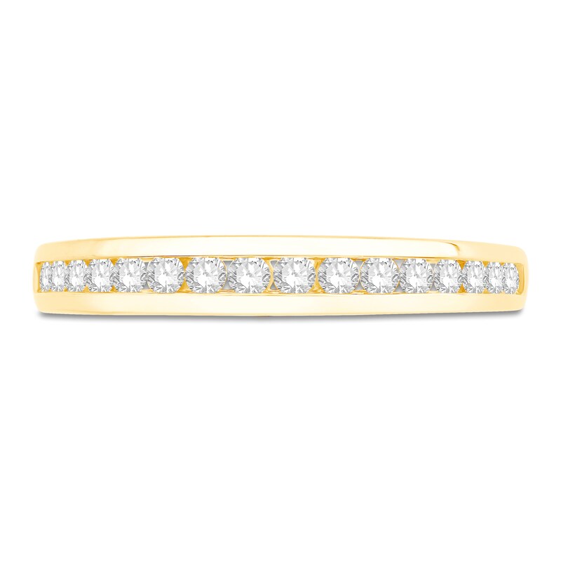 Main Image 3 of Diamond Wedding Band 1/3 ct tw Round 14K Yellow Gold