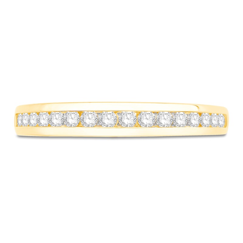 Diamond Wedding Band 1/3 ct tw Round 14K Yellow Gold