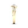 Thumbnail Image 3 of Diamond 3-Stone Ring 1/5 ct tw Round 10K Yellow Gold