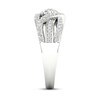 Thumbnail Image 3 of Diamond 3-Stone Ring 1/2 ct tw Round 10K White Gold