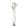 Thumbnail Image 3 of Diamond 3-Stone Ring 1/6 ct tw Round 10K White Gold