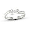Thumbnail Image 1 of Diamond 3-Stone Ring 1/5 ct tw Round 10K White Gold