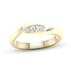 Thumbnail Image 0 of Diamond 3-Stone Ring 1/4 ct tw Round 10K Yellow Gold