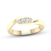 Thumbnail Image 1 of Diamond 3-Stone Ring 1/4 ct tw Round 10K Yellow Gold