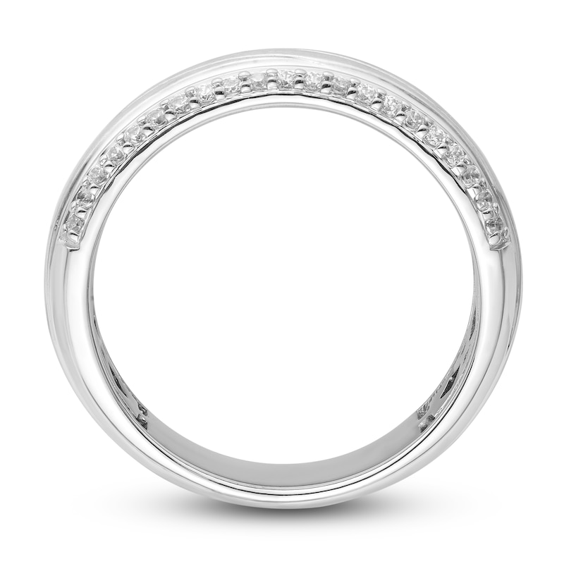 Main Image 3 of Diamond Wedding Band 1/3 ct tw Round 14K White Gold