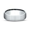 Thumbnail Image 2 of Satin Wedding Band 10K White Gold 6.5mm