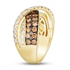 Thumbnail Image 1 of Le Vian Chocolate Diamond Ring 1-7/8 ct tw Round 14K Honey Gold