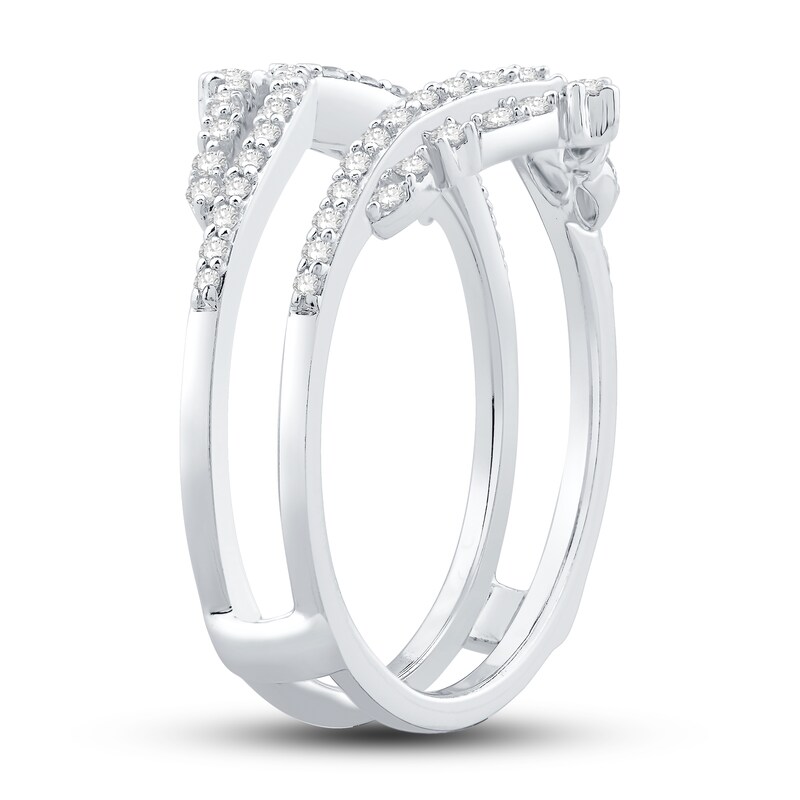 Main Image 2 of Diamond Enhancer Ring 3/8 ct tw Round 14K White Gold