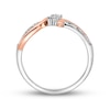 Thumbnail Image 2 of Diamond Ring 1/10 ct tw Round 10K Two-Tone Gold