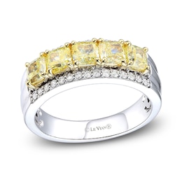 Le Vian Sunny Yellow Diamond Ring 2 ct tw 14K Two-Tone Gold