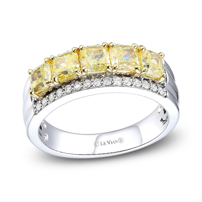 Main Image 1 of Le Vian Sunny Yellow Diamond Ring 2 ct tw 14K Vanilla Gold