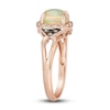 Thumbnail Image 1 of Le Vian Natural Opal Ring 1/6 ct tw Diamonds 14K Strawberry Gold